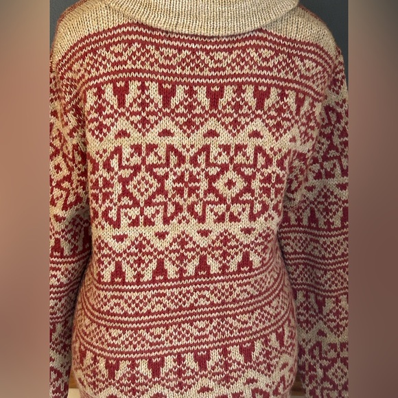 Ralph Lauren Denim & Supply Aztec Pattern Shawl Collar Cardigan Sweater Sz Small - Picture 6 of 9